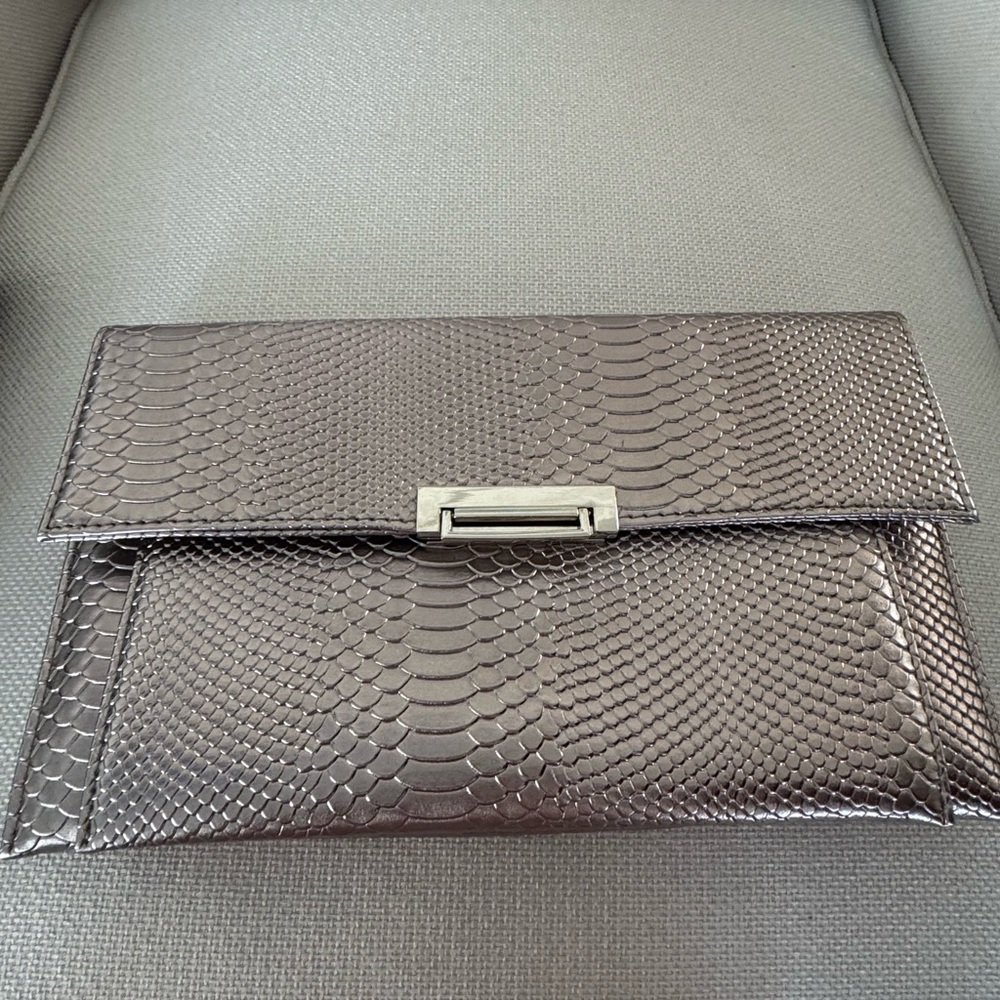 Elegant Silver Clutch